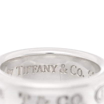 Tiffany Sterling Silver 1837 Band Ring 51 5.75 4 of 4