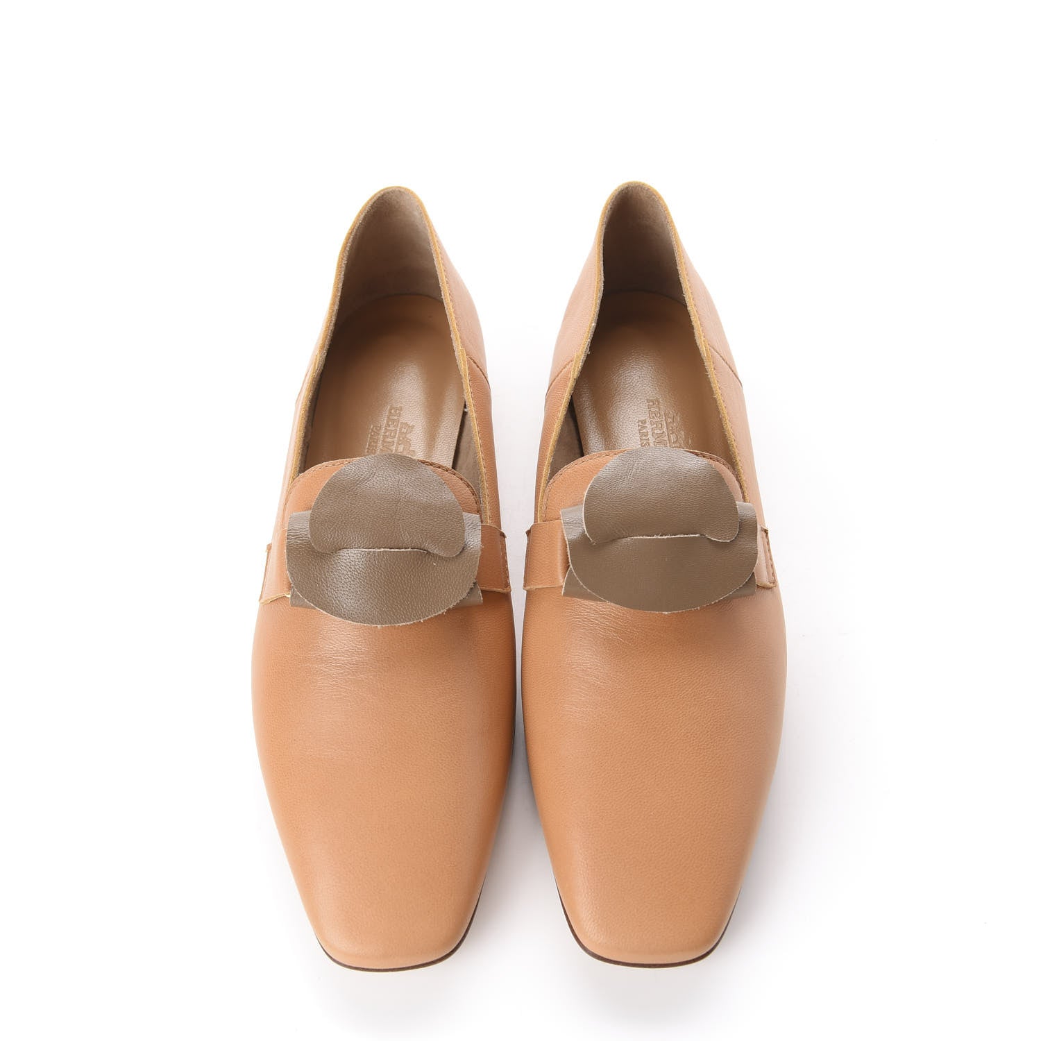 Hermes Supple Goatskin Womens Time Loafers 36 Havane 4 of 11