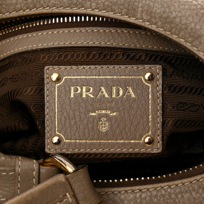 Prada Vitello Daino Hobo Argilla 6 of 14