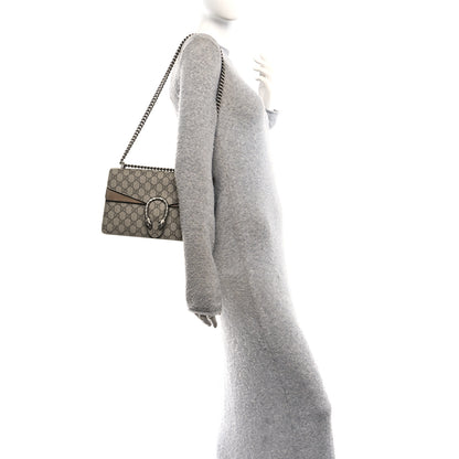 Gucci GG Supreme Monogram Small Dionysus Shoulder Bag Taupe 2 of 11