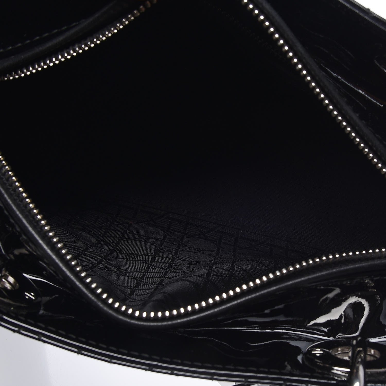Christian Dior Patent Cannage Medium Lady Dior Black 5 of 6