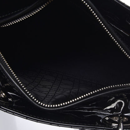 Christian Dior Patent Cannage Medium Lady Dior Black 5 of 6