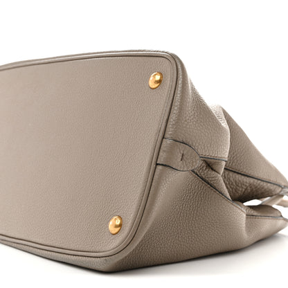 Prada Vitello Daino Tote Argilla 9 of 13