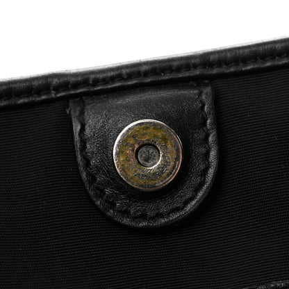 Christian Dior Coated Canvas Cannage Medium Panarea Tote Black 10 of 13