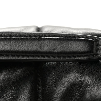 Saint Laurent Lambskin Quilted Small Loulou Puffer Monogram Chain Satchel Black 12 of 12