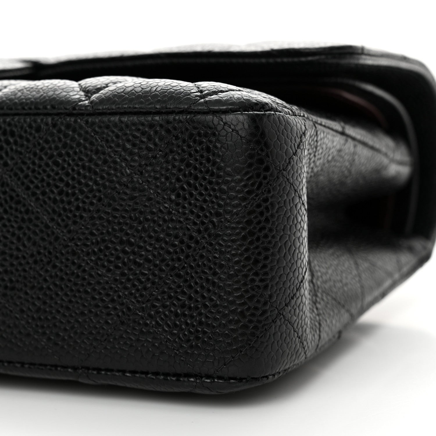 Chanel Caviar Quilted Medium Double Flap Black 10 of 13