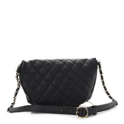 Chanel Caviar Quilted Business Affinity Waist Belt Bag Black 3 of 9