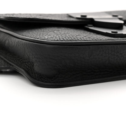 Louis Vuitton Taurillon Monogram S Lock Sling Bag Black 8 of 9
