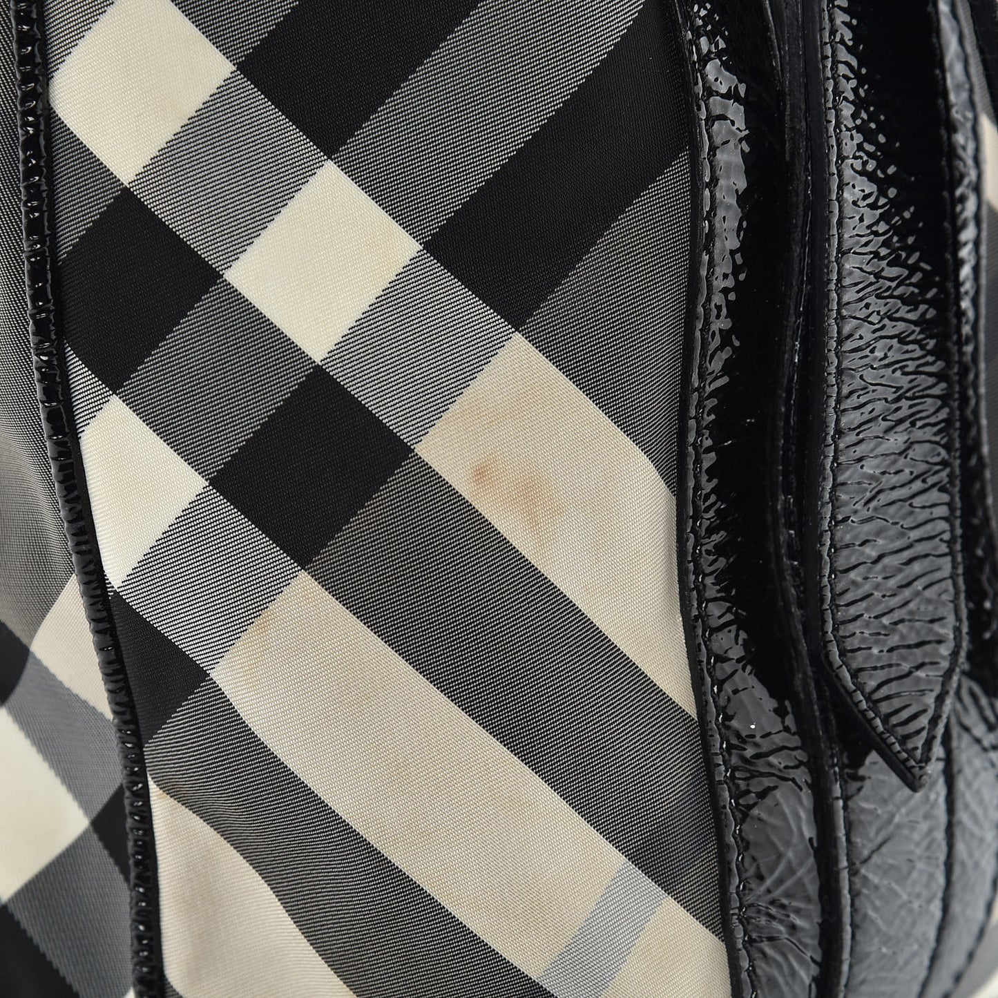 Nylon Beat Check Victoria Tote Black