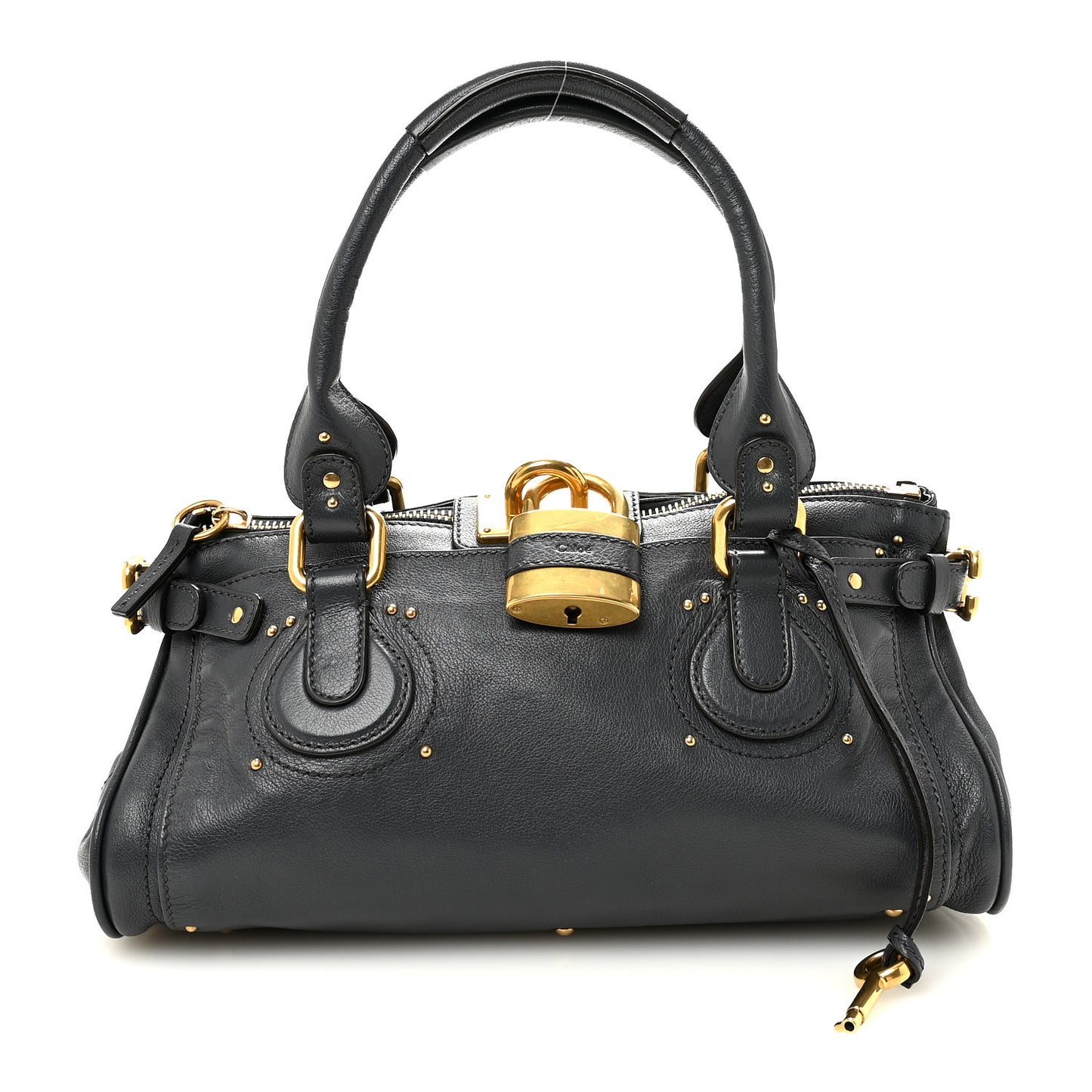 Grained Buffalo Paddington Black Navy