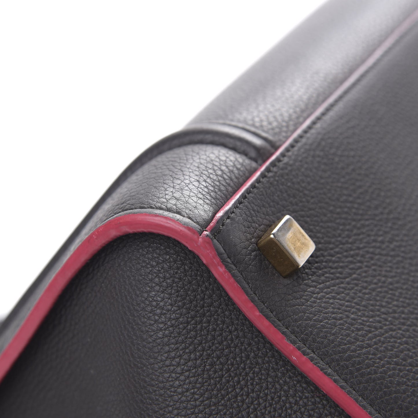 Baby Grained Calfskin Medium Phantom Luggage Dark Taupe