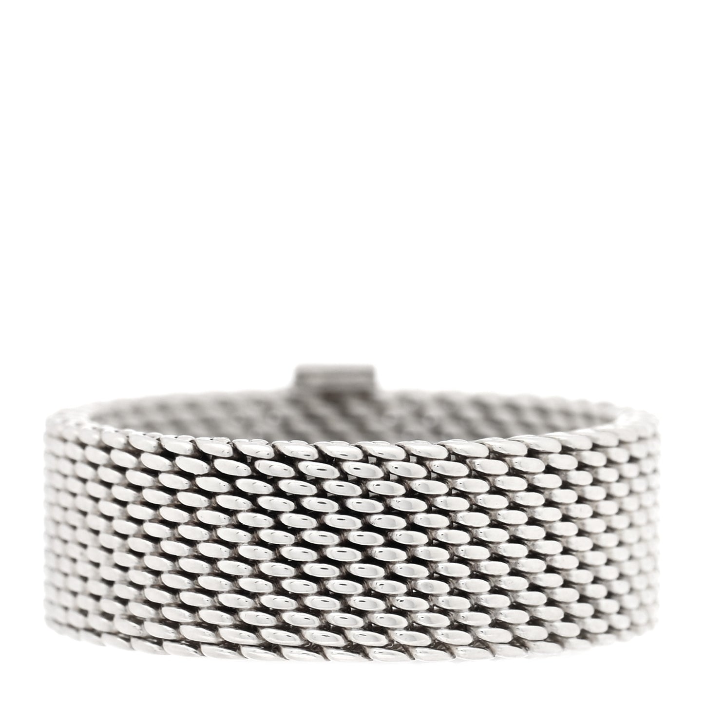 Sterling Silver Diamond Somerset Mesh Ring 49 5