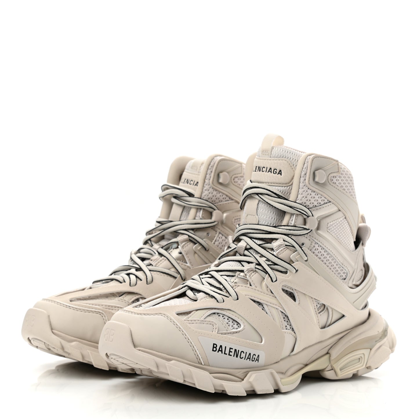 Mesh Nylon Womens Track Hike Sneakers 40 Full Beige