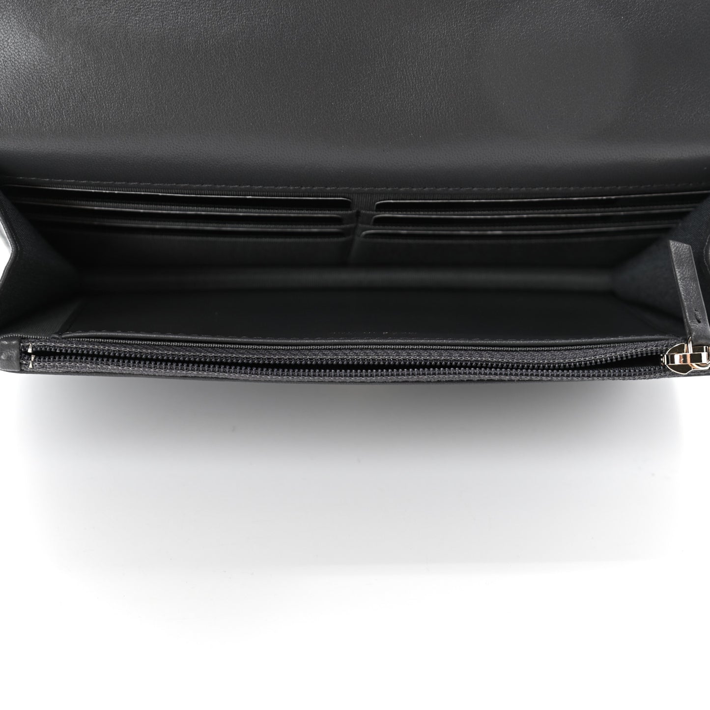 Lambskin Quilted Chanel 19 Wallet On Chain WOC Dark Grey