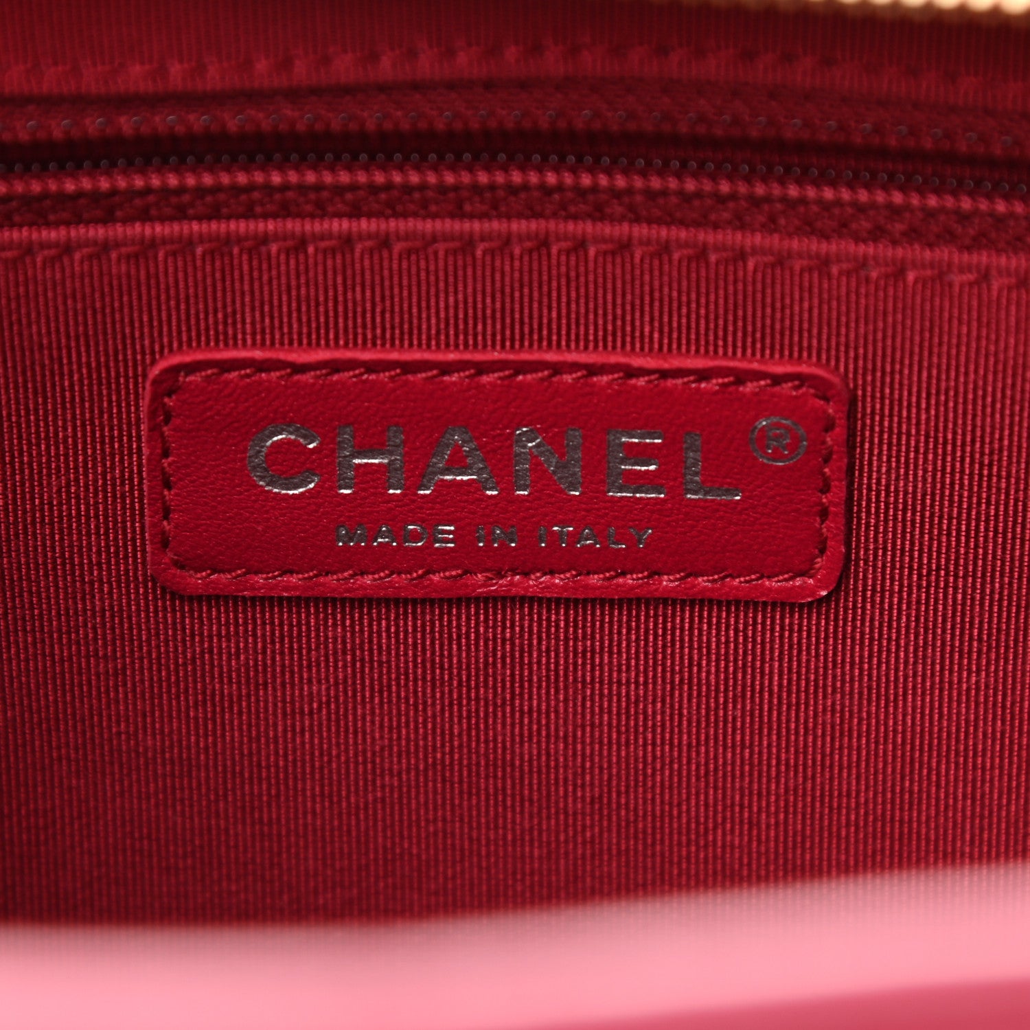 Chanel Aged Calfskin Chevron Quilted Medium Gabrielle Hobo Dark Pink 6 of 9