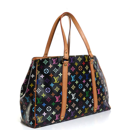Louis Vuitton Monogram Multicolor Aurelia GM Black 3 of 7