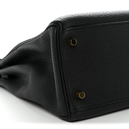 Hermes Togo Kelly Retourne 32 Black 10 of 14