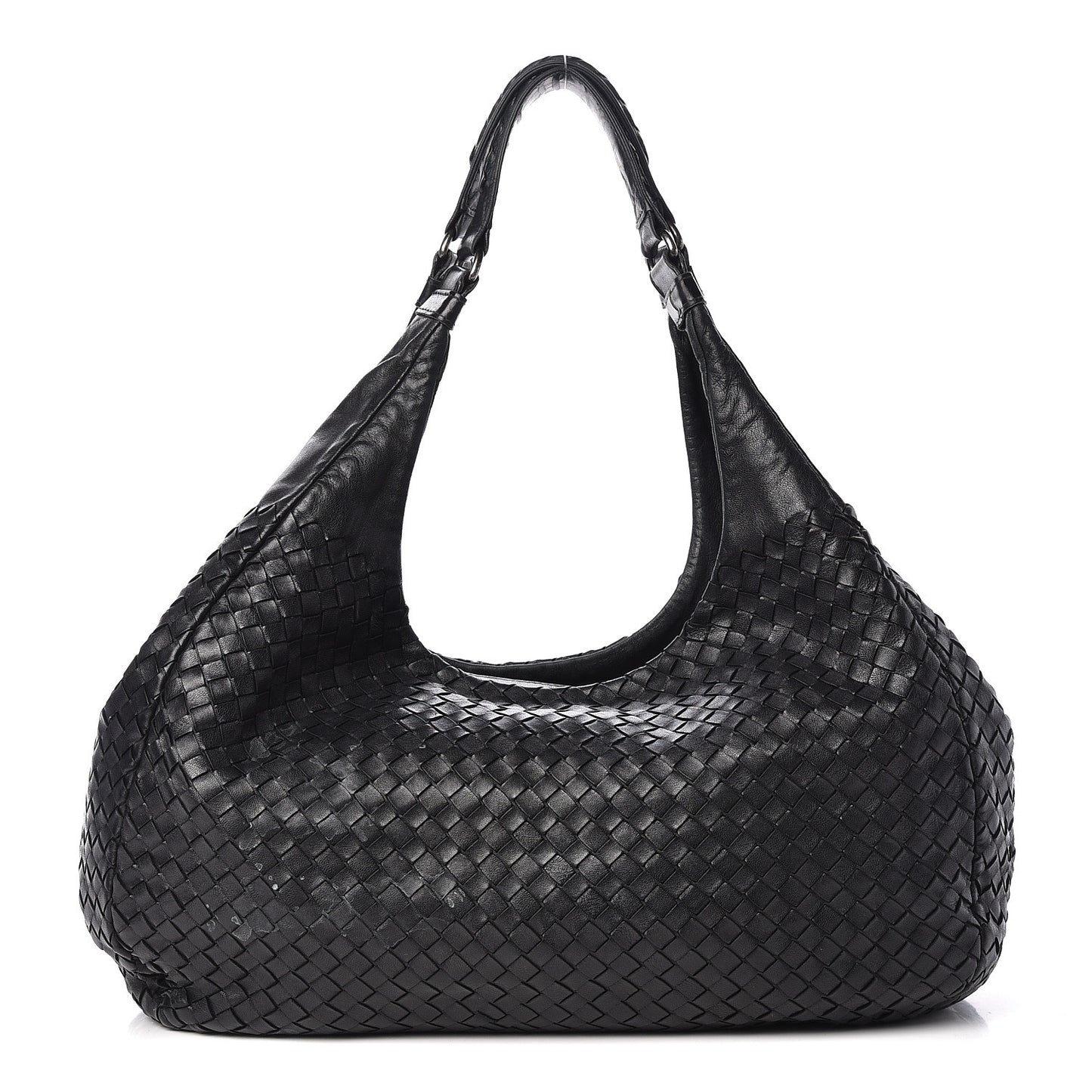 Nappa Intrecciato Large Campana Black
