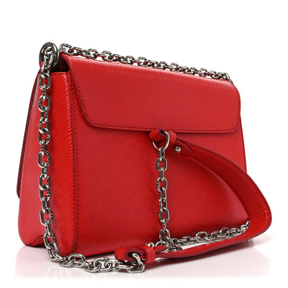 Louis Vuitton Epi Twist Shoulder Bag MM Coquelicot 3 of 9