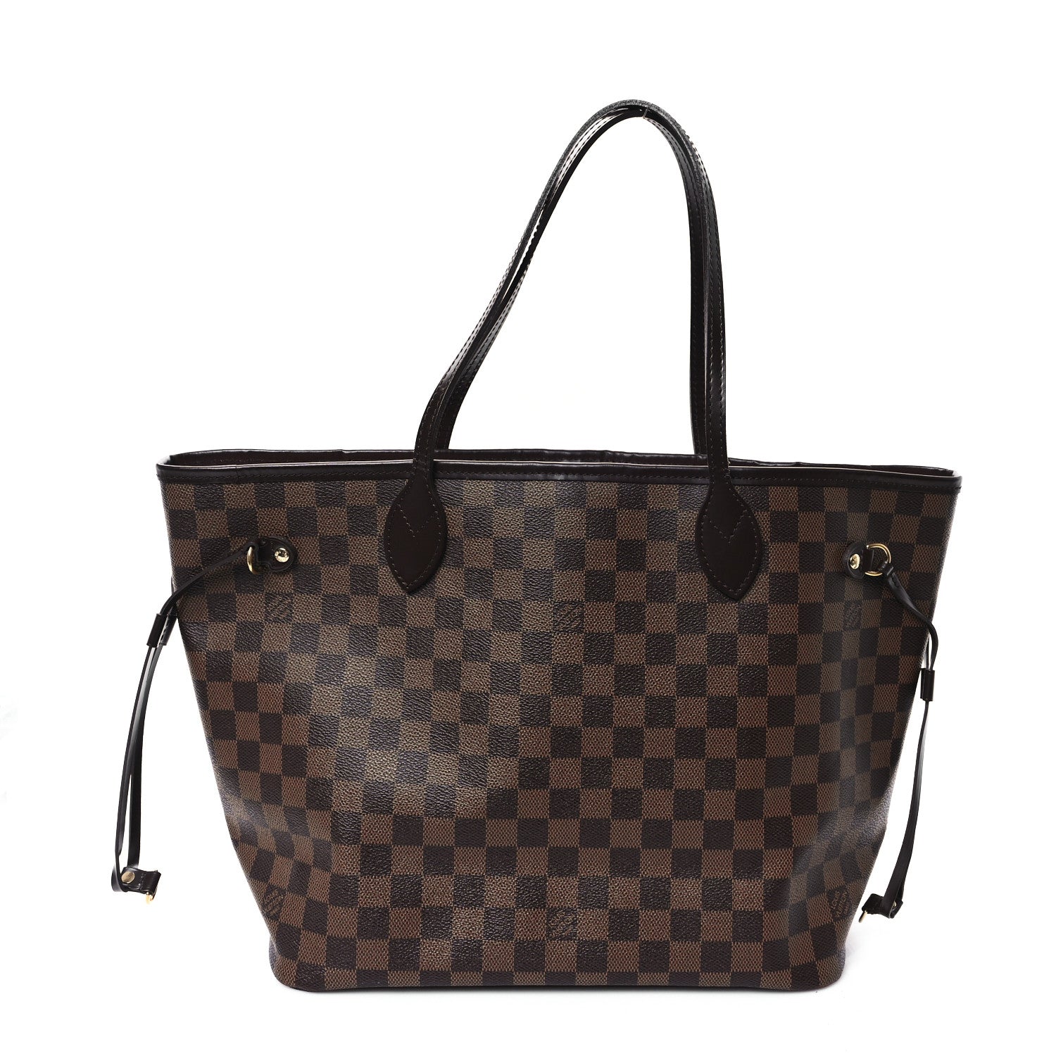 Louis Vuitton Damier Ebene Neo Neverfull MM Rose Ballerine 1 of 13