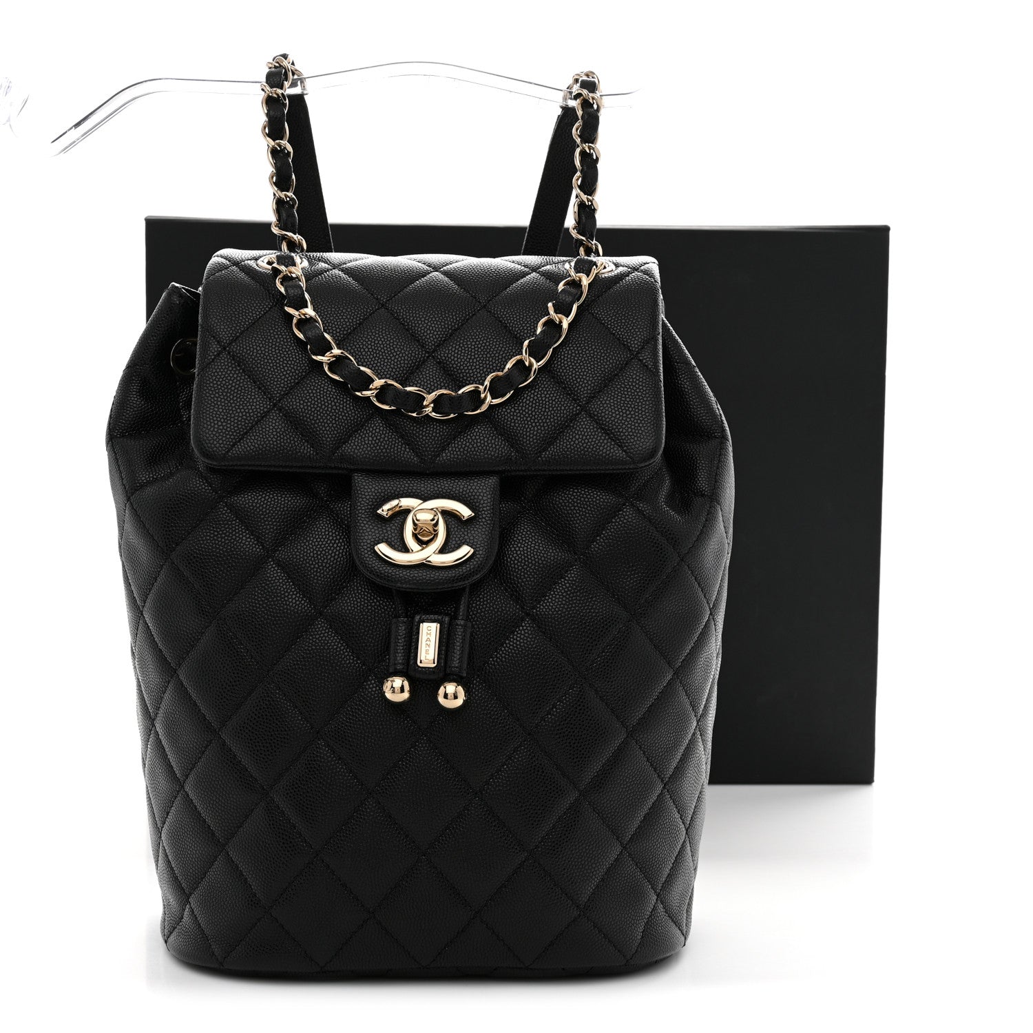 Chanel Caviar Quilted Urban Spirit Backpack Black 11 of 11