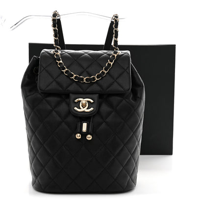 Chanel Caviar Quilted Urban Spirit Backpack Black 11 of 11