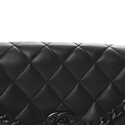 Chanel Lambskin Grosgrain Quilted Flap Black 8 of 10