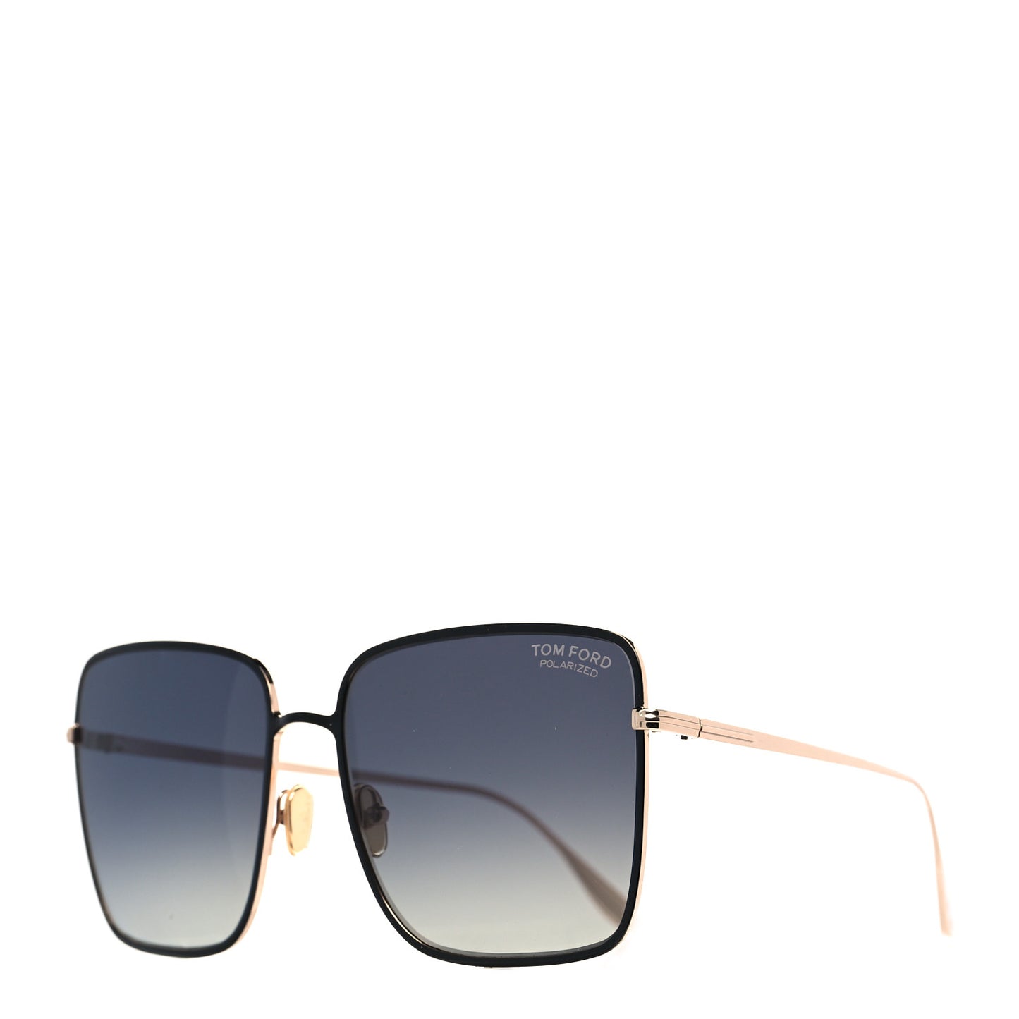 Acetate Polarized Heather Sunglasses TF739 Black