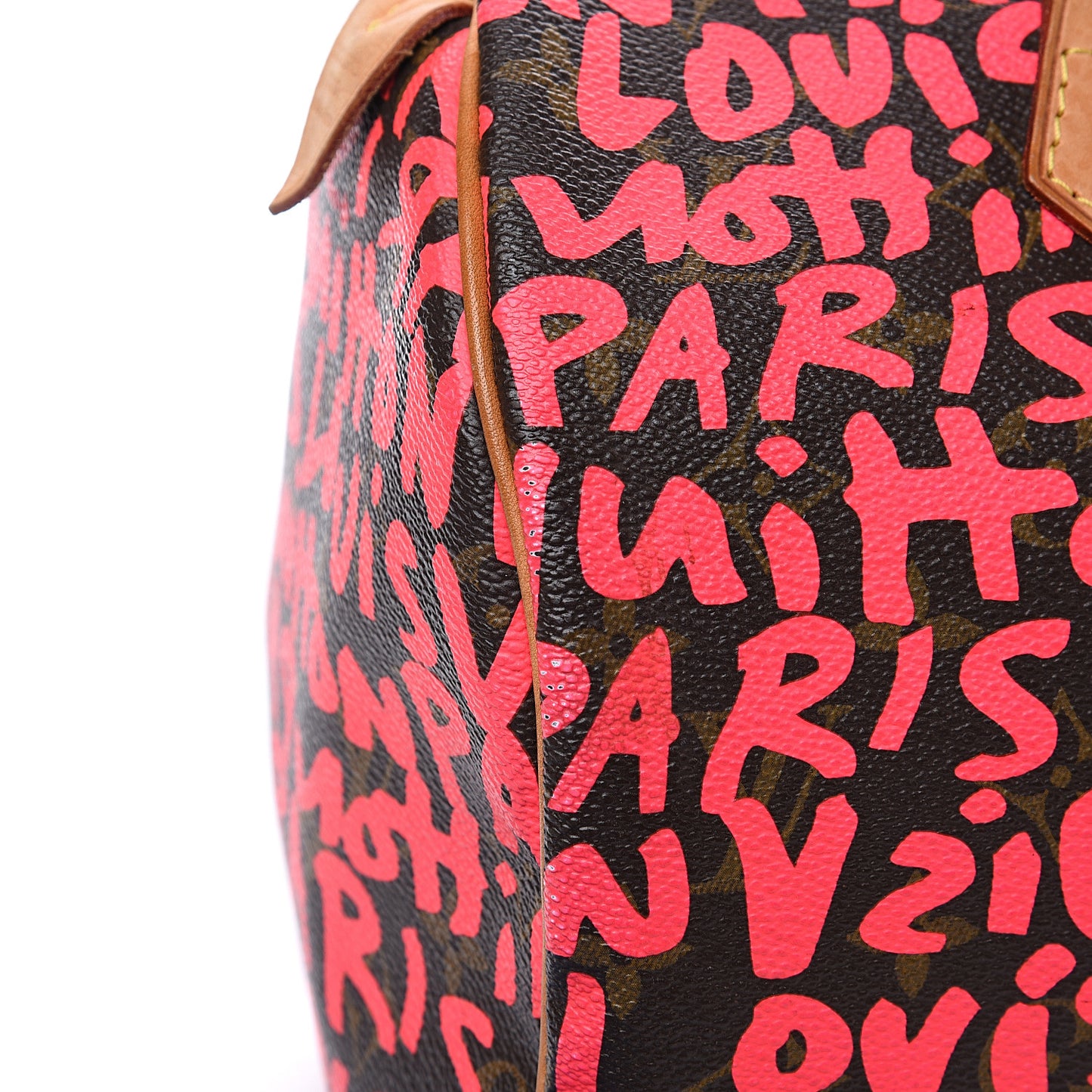 Monogram Graffiti Speedy 30 Fuchsia