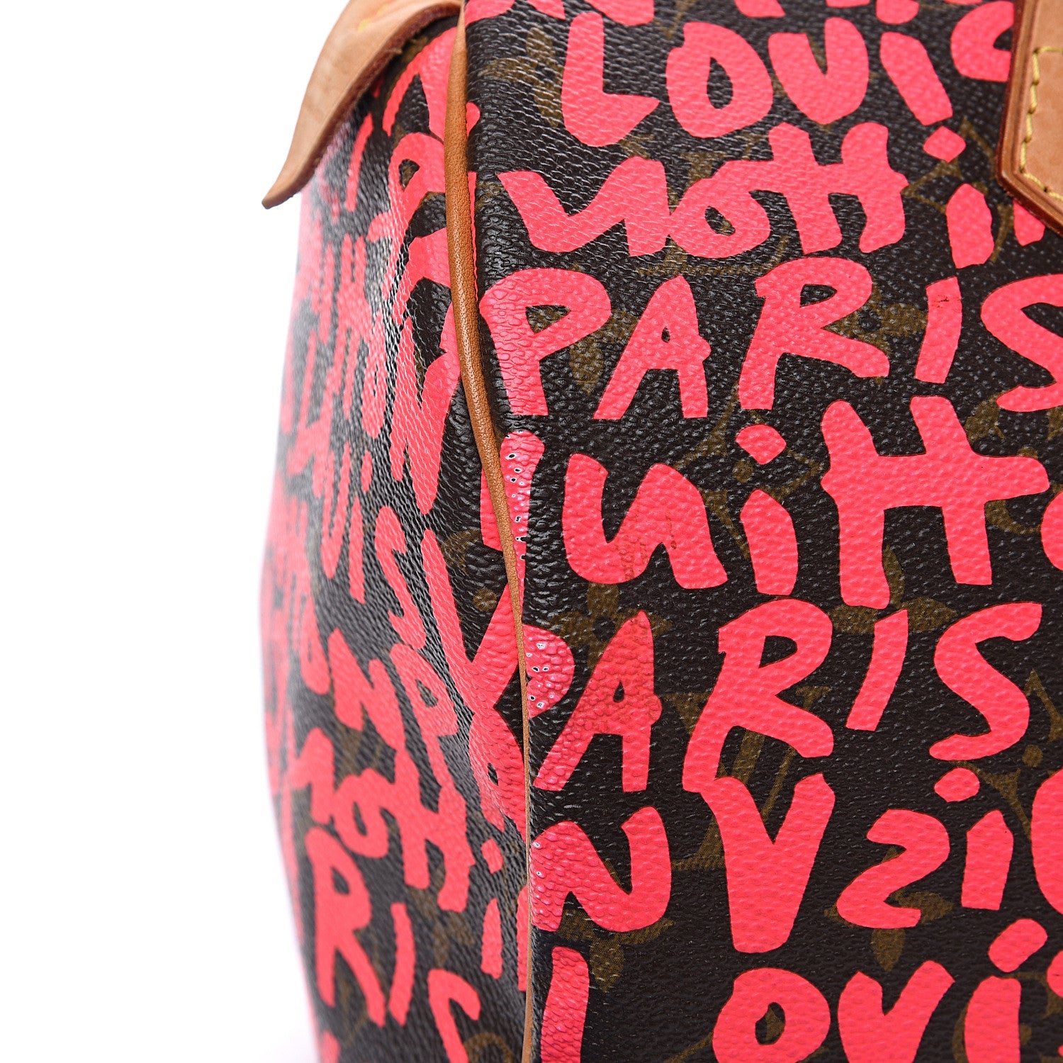 Louis Vuitton Monogram Graffiti Speedy 30 Fuchsia 18 of 18