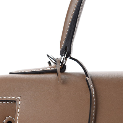 Hermes Tadelakt Kelly Sellier 28 Etoupe 9 of 13