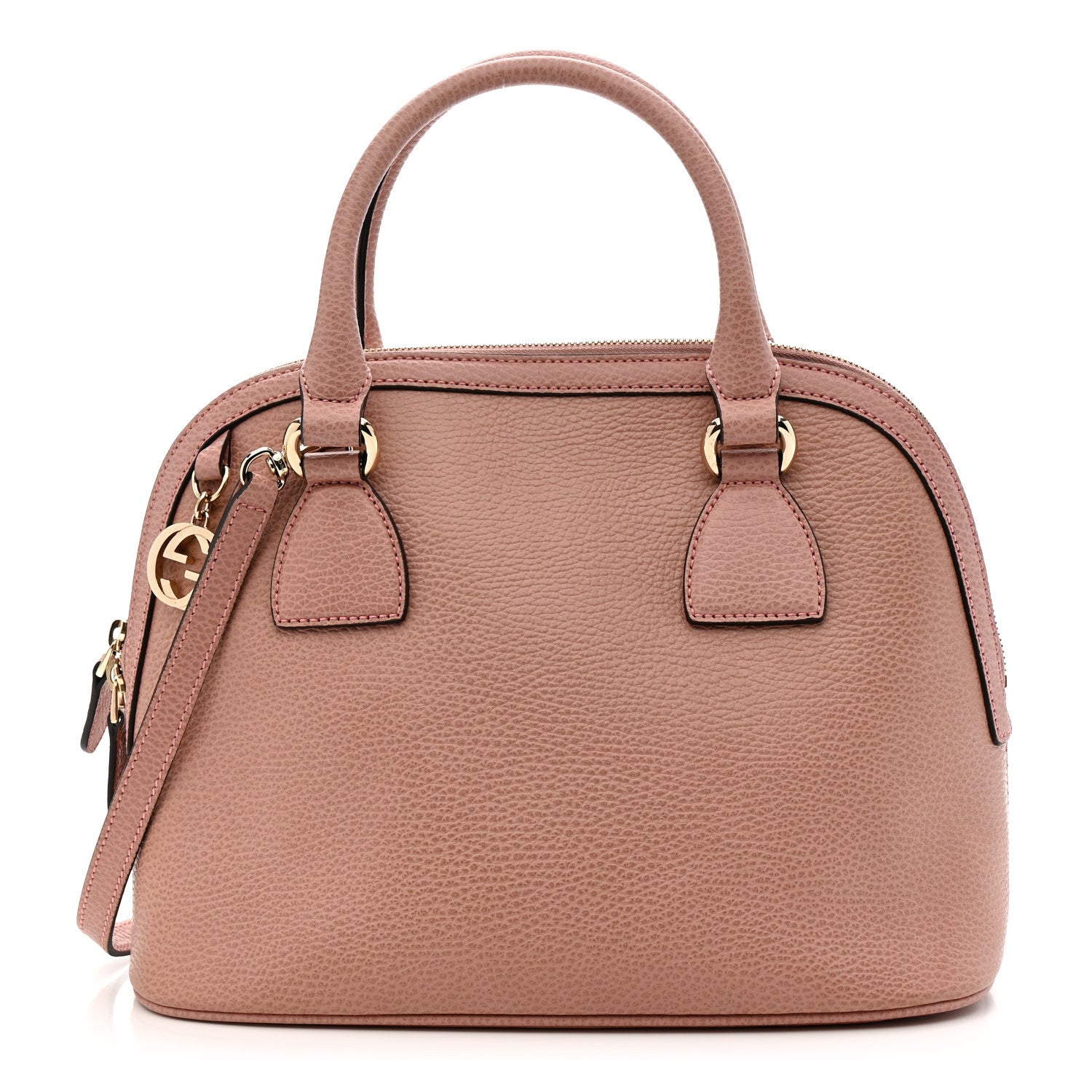 Gucci Dollar Calfskin Medium GG Charm Dome Bag Soft Pink 1 of 13