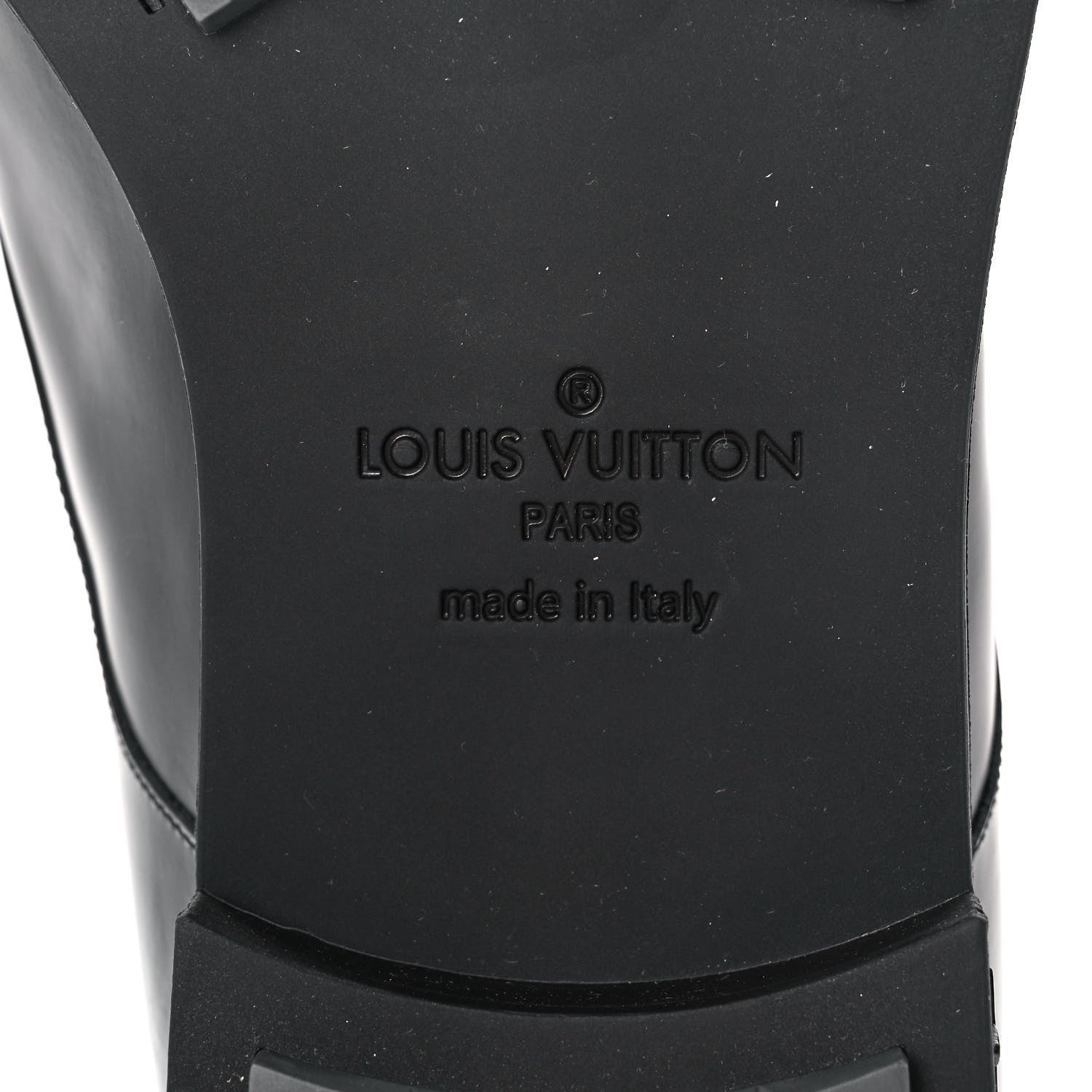 Louis Vuitton Calfskin Mens Formal Derby Shoes 10.5 Black 6 of 9