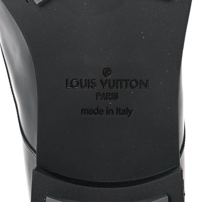 Louis Vuitton Calfskin Mens Formal Derby Shoes 10.5 Black 6 of 9