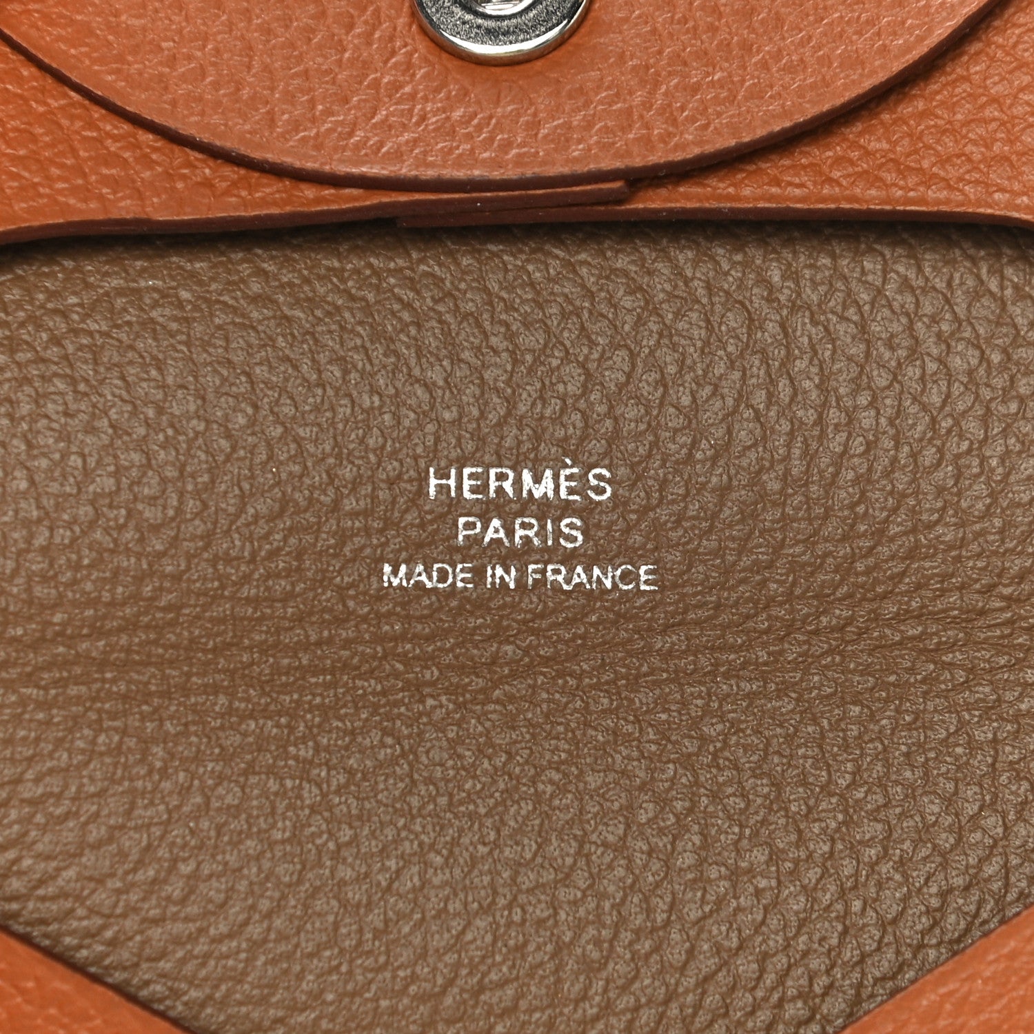 Hermes Evercolor Bastia Verso Coin Purse Gold Beige De Weimar 6 of 10