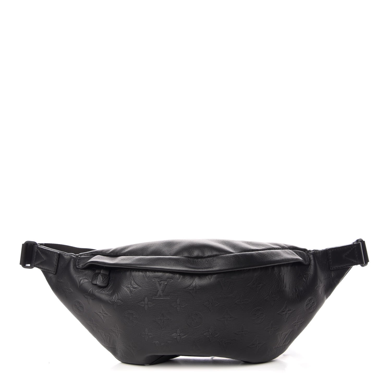Louis Vuitton Calfskin Monogram Shadow Discovery Bumbag Black 1 of 8