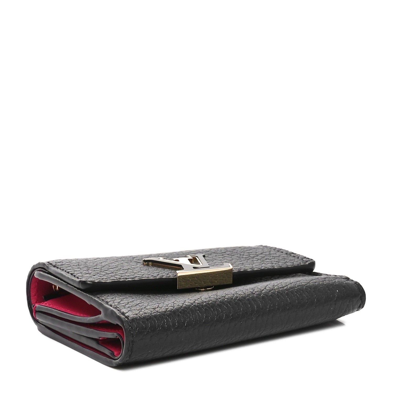 Louis Vuitton Taurillon Capucines XS Wallet Black 3 of 7