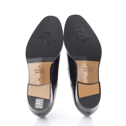Gucci Calfskin Mens Classic Logo Loafers 7 Black 8 of 9