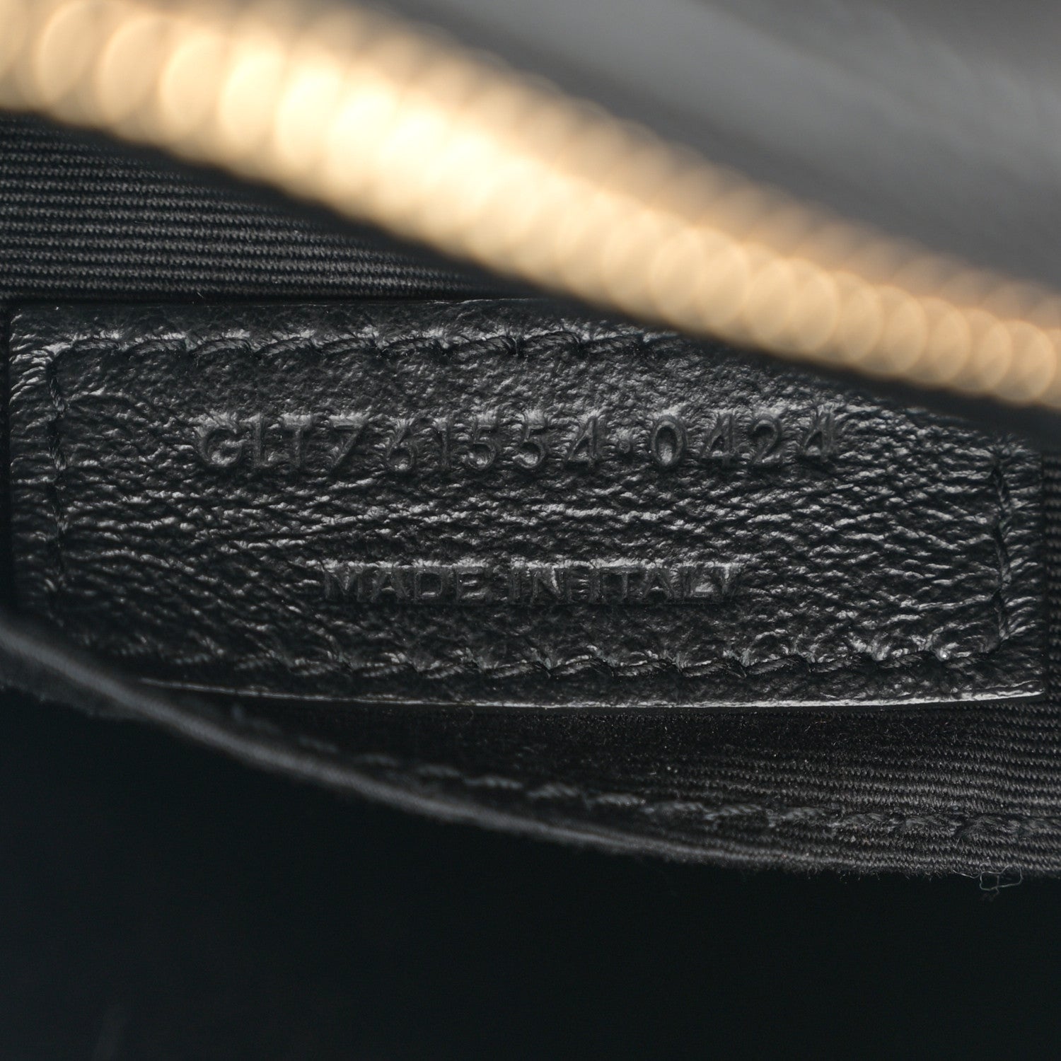Saint Laurent Calfskin Matelasse Monogram Lou Camera Bag Black 7 of 10