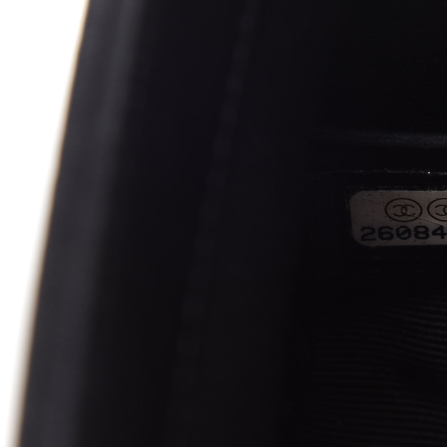 Calfskin Chevron Quilted Small Boy Flap Black