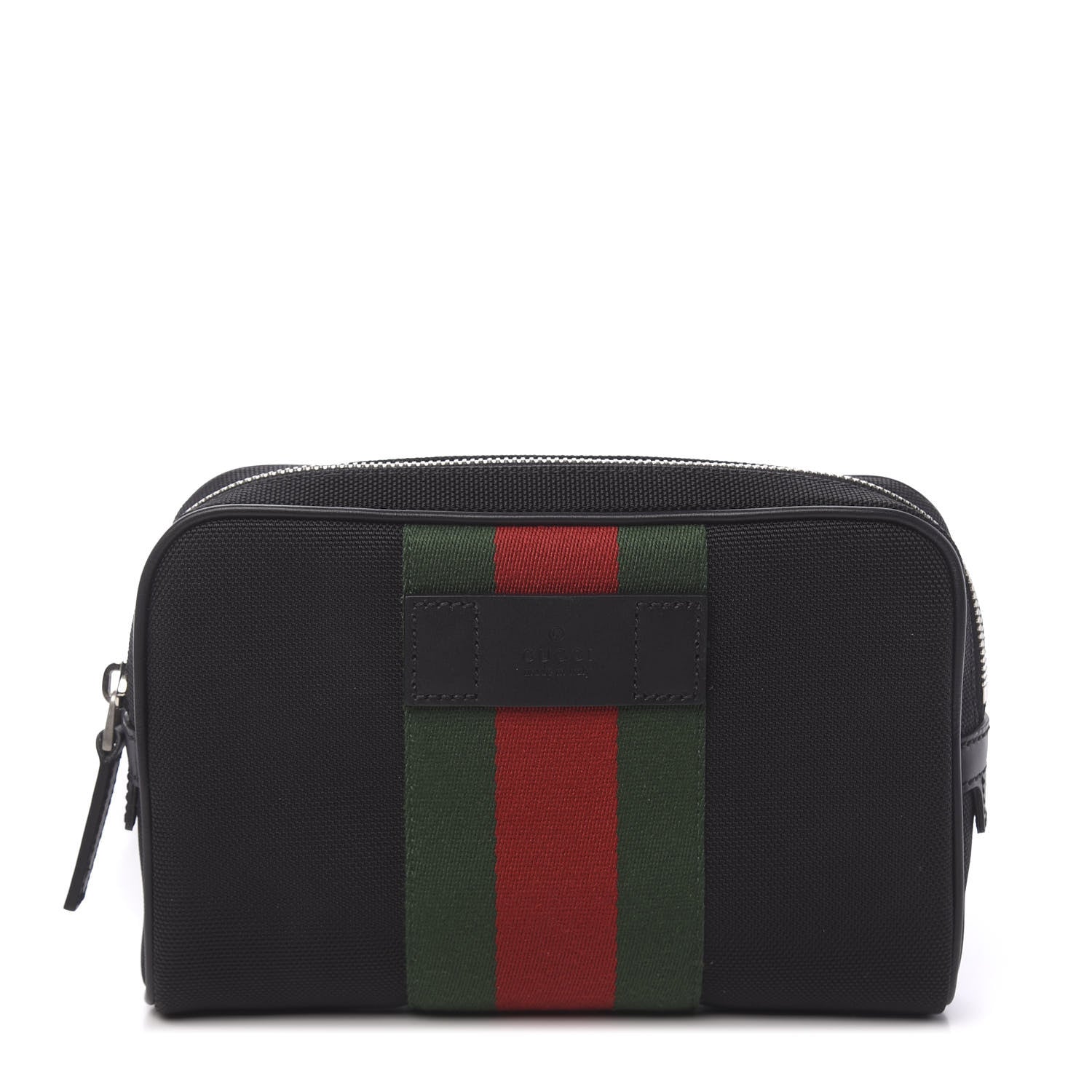 Gucci Canvas Web Slim Belt Bag Black 1 of 11
