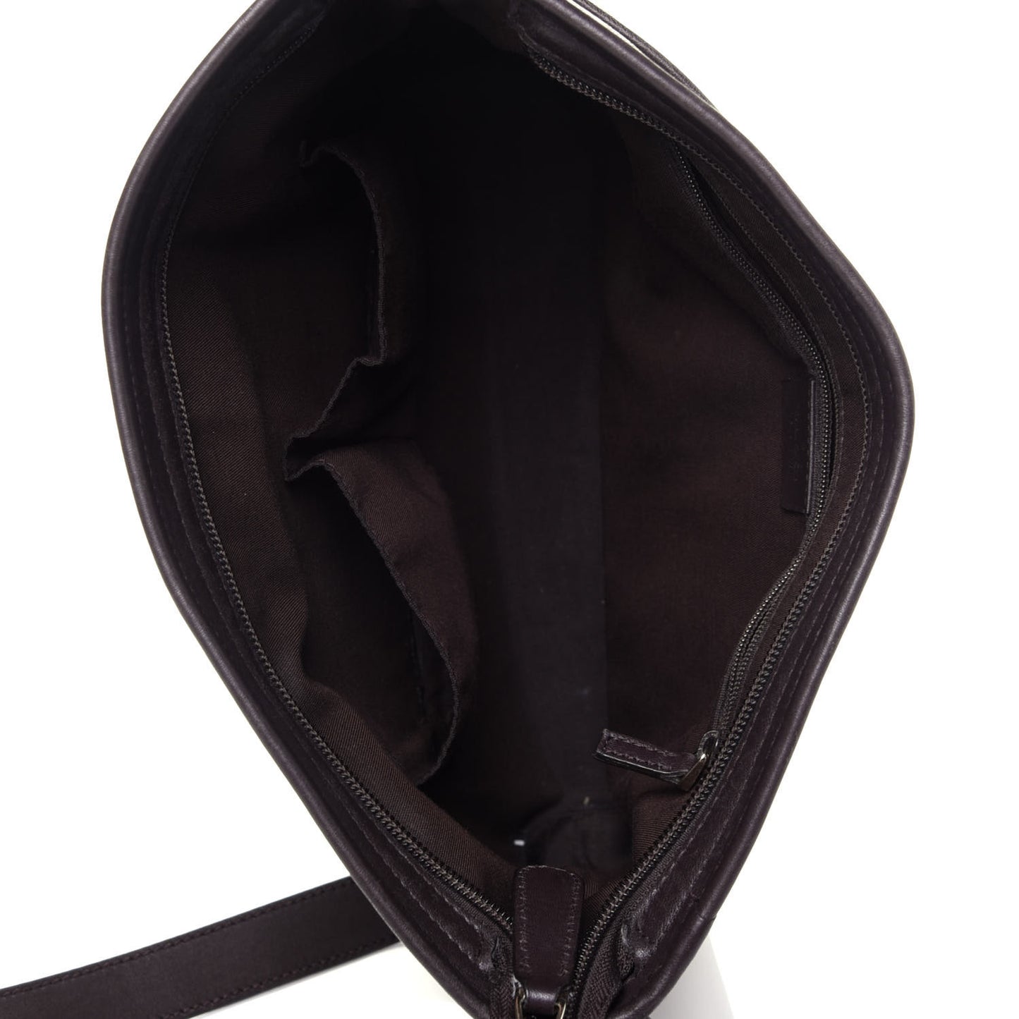 GG Plus Monogram Medium Flat Messenger Bag Dark Brown