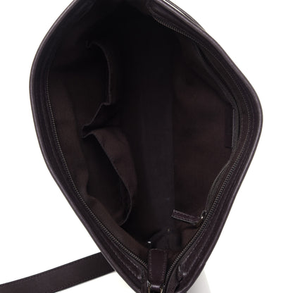 Gucci GG Plus Monogram Medium Flat Messenger Bag Dark Brown 4 of 10