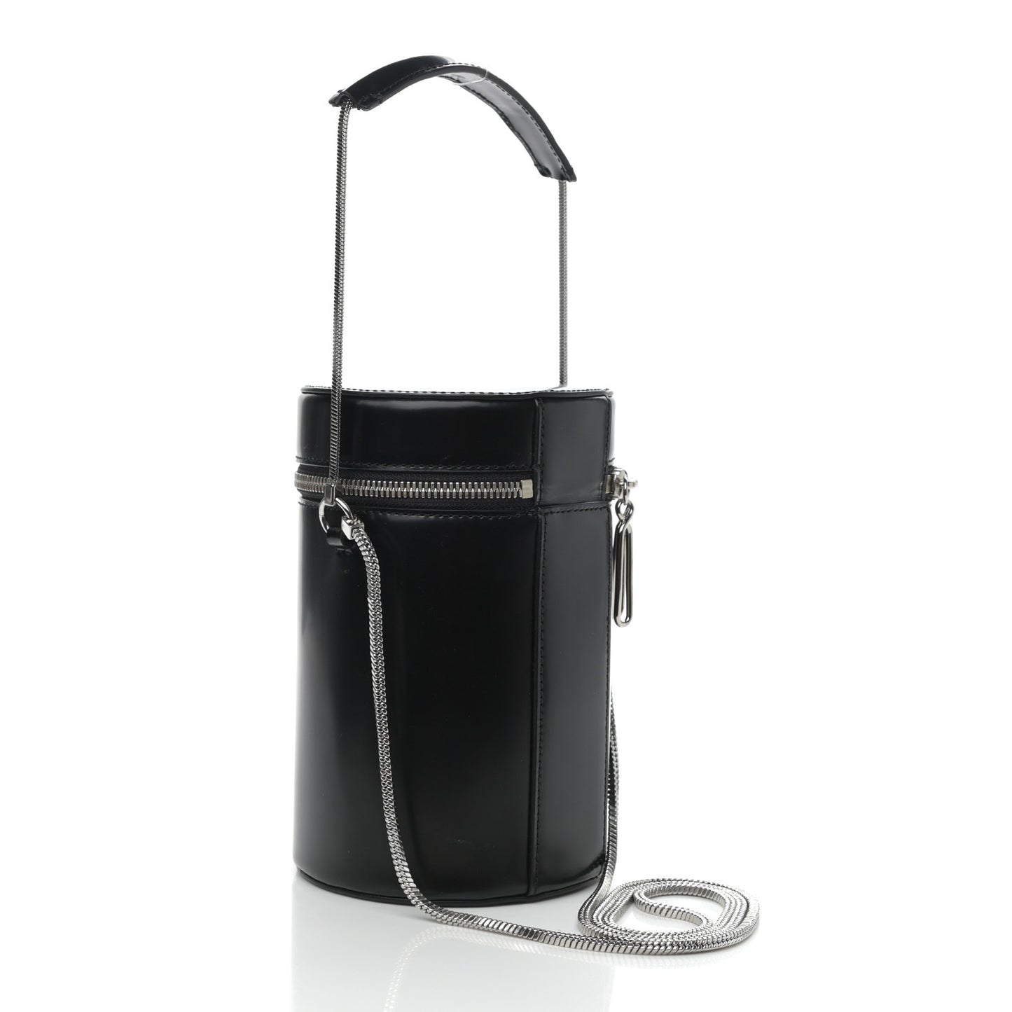 Smooth Calfskin Mini Soleil Barrel Bag Black