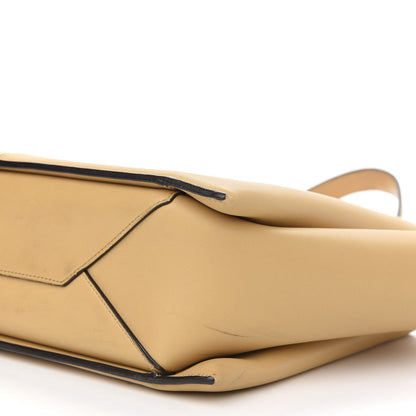 Celine Smooth Calfskin Medium Tri-Fold Bag Souris Vanilla 9 of 11