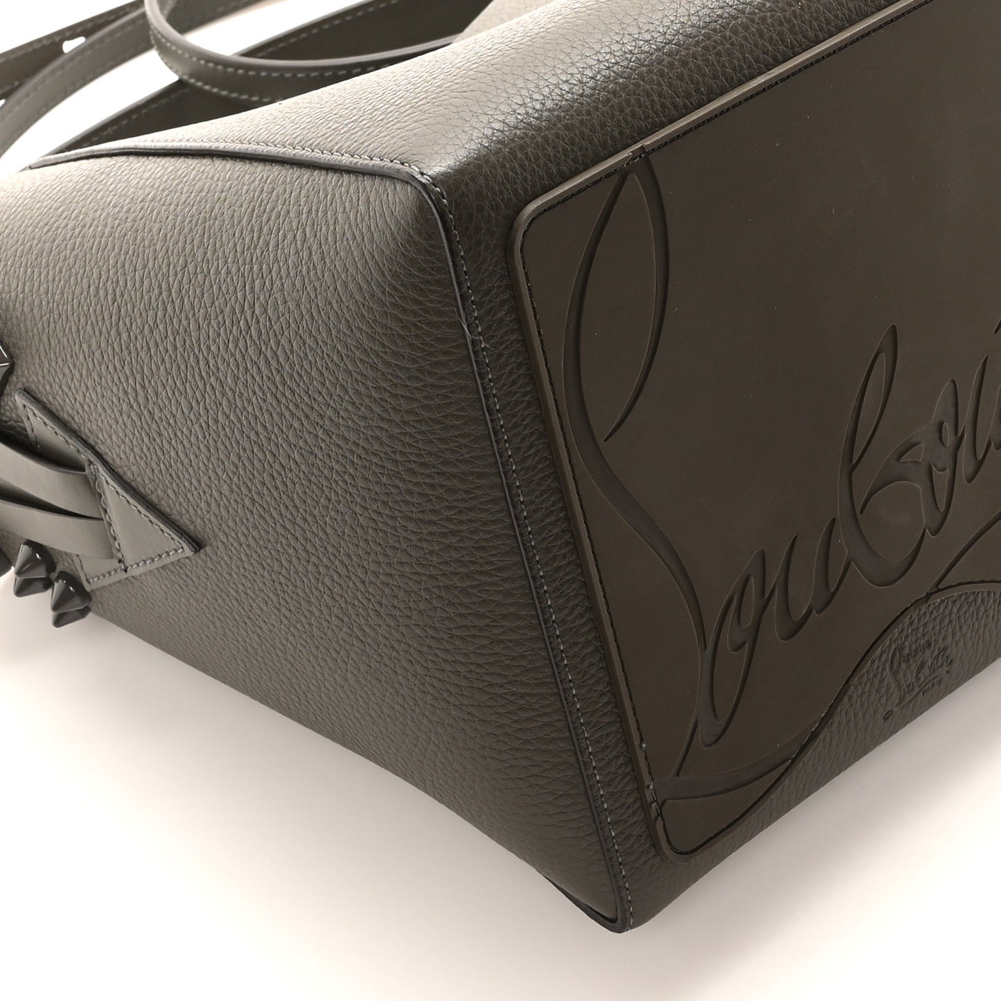 Calfskin Empire Spike Studded Mini Cabachic Tote Rocket