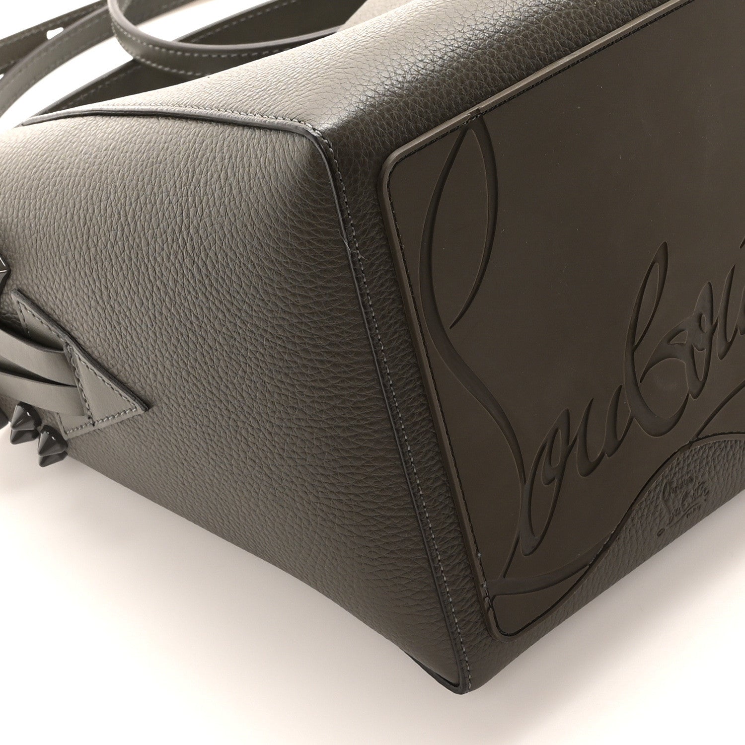 Christian Louboutin Calfskin Empire Spike Studded Mini Cabachic Tote Rocket 8 of 9