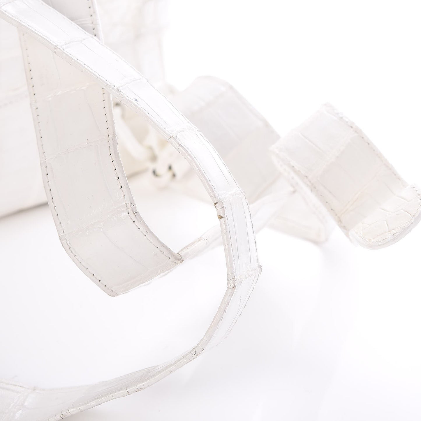 Crocodile Backpack White