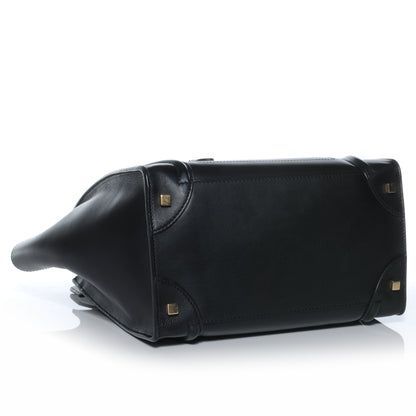 Celine Smooth Calfskin Mini Luggage Black 4 of 8