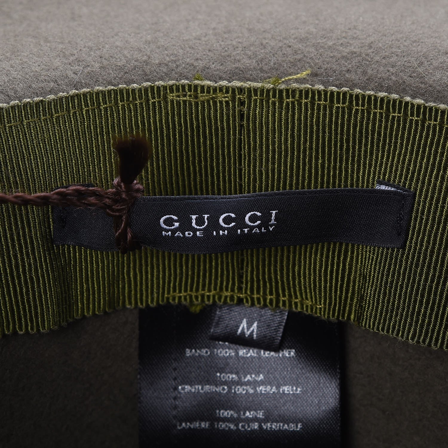 Gucci Felt Havana Hat M Olive 5 of 6